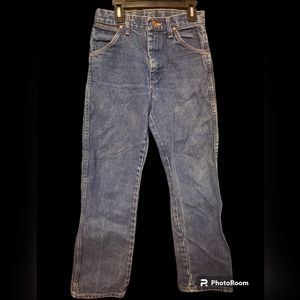 Vintage Wrangler Silver Edition Jeans Boy's Size 14 Regular  Blue Denim